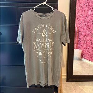 Gray Newport Sailing Tee